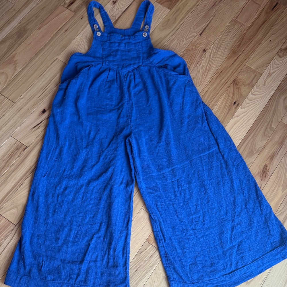 Free People Royal Blue Jumpsuit
